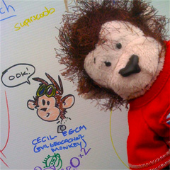 Cecil with his signature